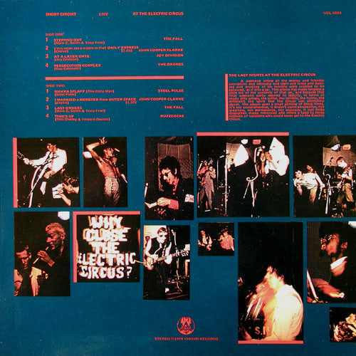 Master Release: Short Circuit - Live At The Electric Circus by Various