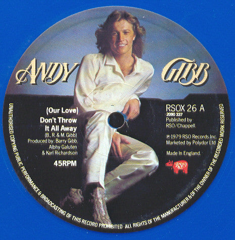 Master Release: (Our Love) Don't Throw It All Away  by Andy Gibb