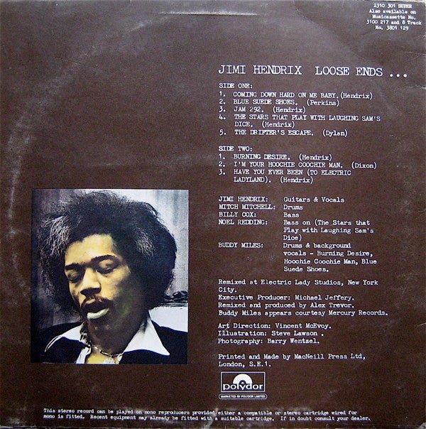 Master Release: Loose Ends … by Jimi Hendrix