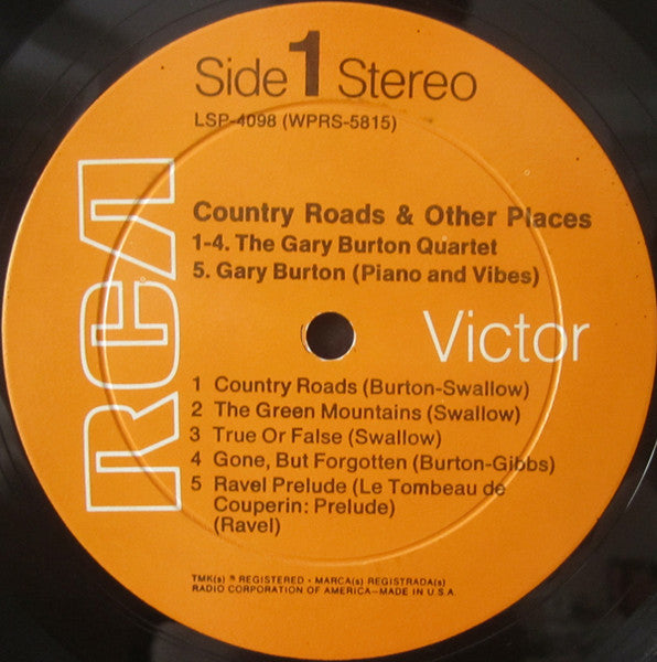 Country Roads & Other Places