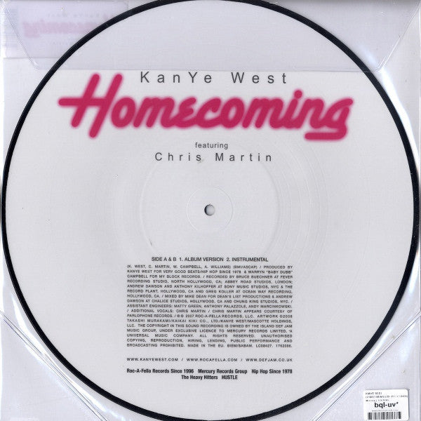 Master Release: Homecoming by KanYe West