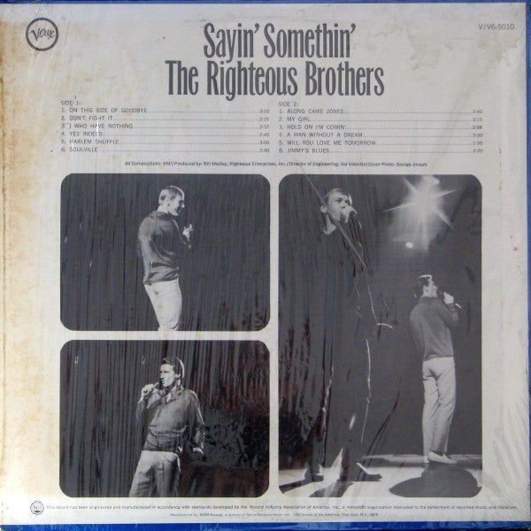 Master Release: Sayin' Somethin' by The Righteous Brothers