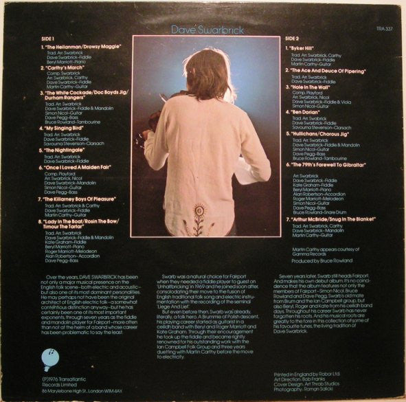 Release: Swarbrick-Vinyl-UK-1976-TRA 337-1941630
