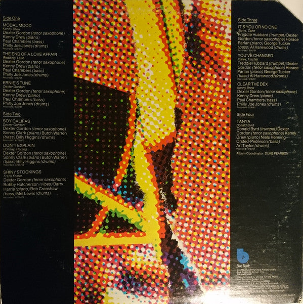 Release: Dexter Gordon-Vinyl-US-1975-BN-LA393-H2-14117309