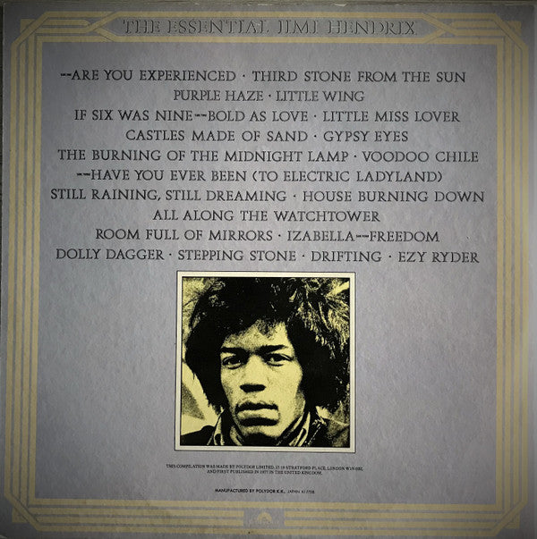 Release: The Essential Jimi Hendrix-Vinyl, Vinyl-Japan-1978-MPZ 8109/10-10084892