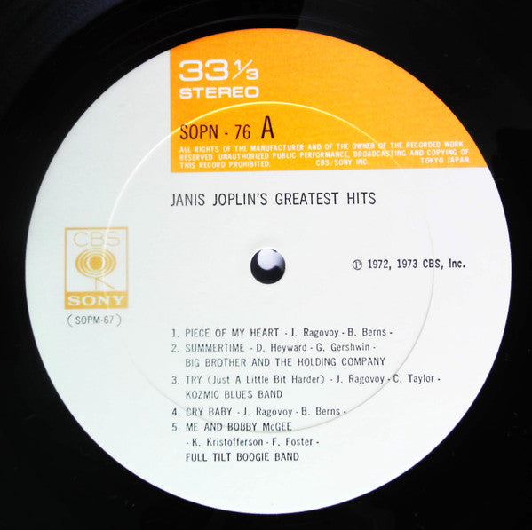 Janis Joplin's Greatest Hits