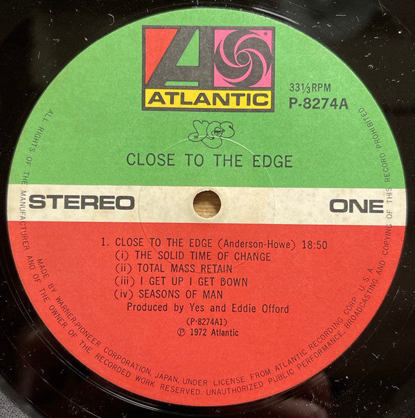 Close To The Edge = 危機