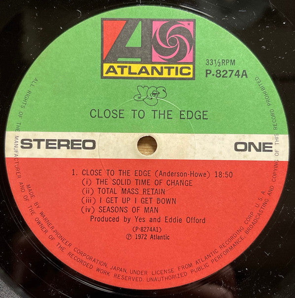 Close To The Edge = 危機