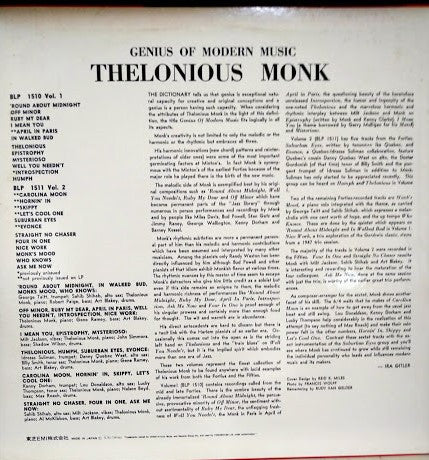 Release: Genius Of Modern Music Volume 2-Vinyl-Japan-1977-LNJ 70096-15642831