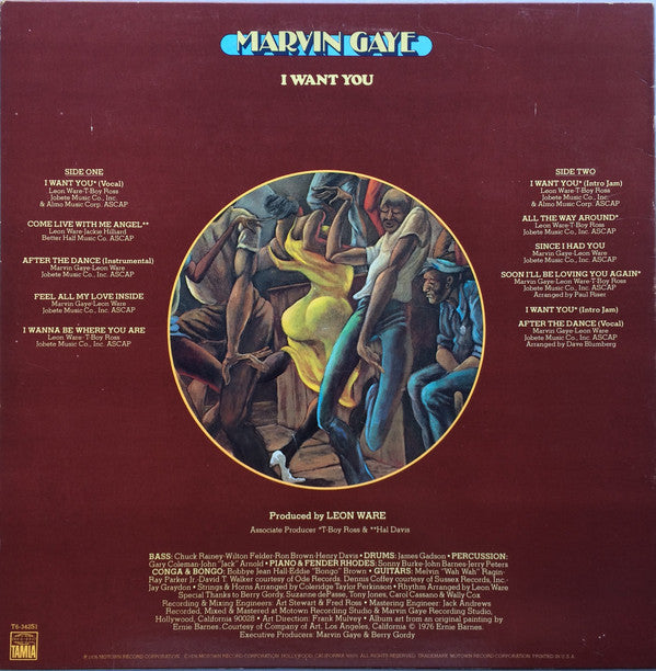Release: I Want You-Vinyl-US-1976-T6-342S1-11384615