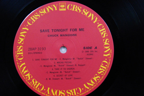 Master Release: Save Tonight For Me by Chuck Mangione