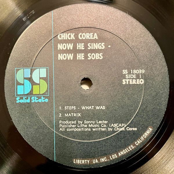 Now He Sings, Now He Sobs