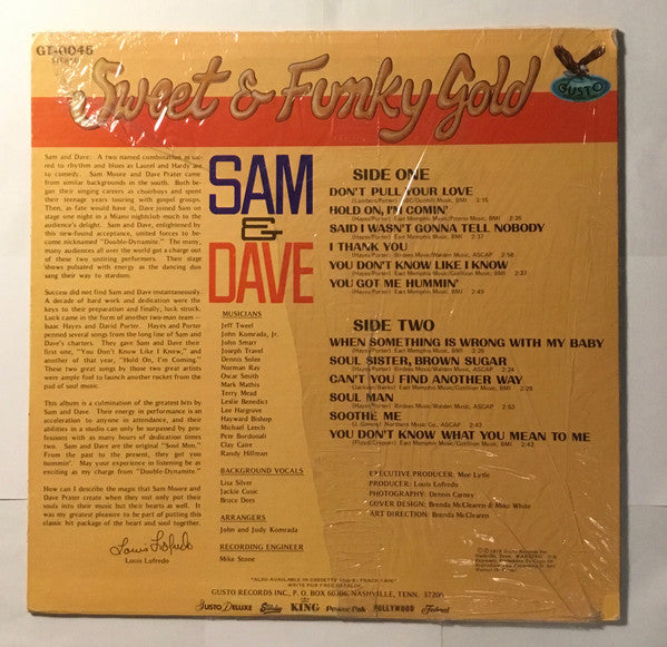 Master Release: Sweet & Funky Gold by Sam & Dave