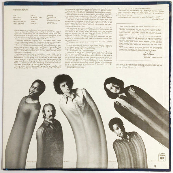Release: Weather Report-Vinyl-US-1971-C 30661-26194322