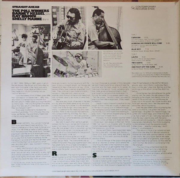 Release: Straight Ahead-Vinyl-US-1976-S 7635-35156293