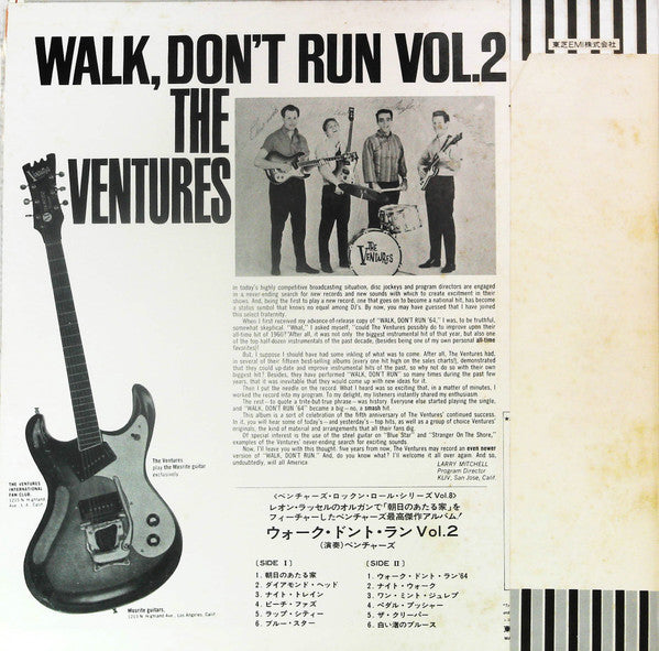 Release: Walk, Don't Run Vol. 2-Vinyl-Japan-None-LLP-81000-13252297