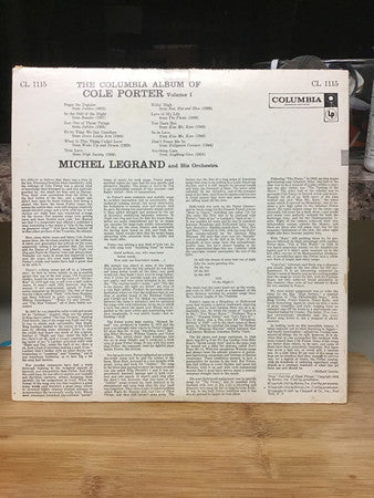 Release: The Columbia Album Of Cole Porter-Vinyl-US-1958-CL 1115-15930202