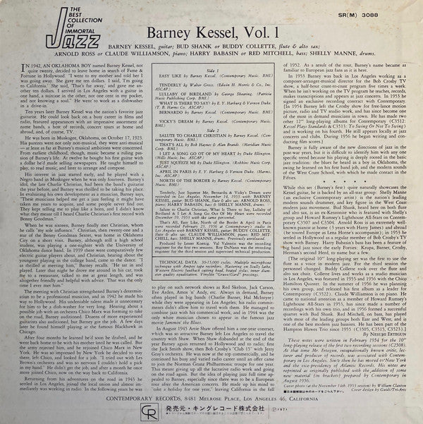 'Easy Like' Barney Kessel Volume 1