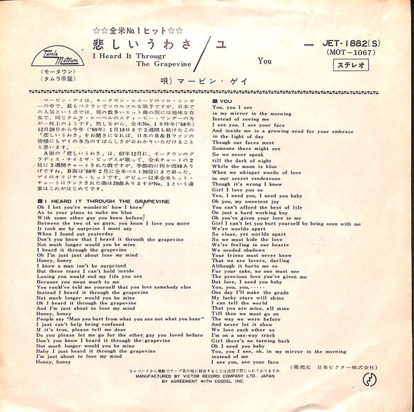 I Heard It Through The Grapevine