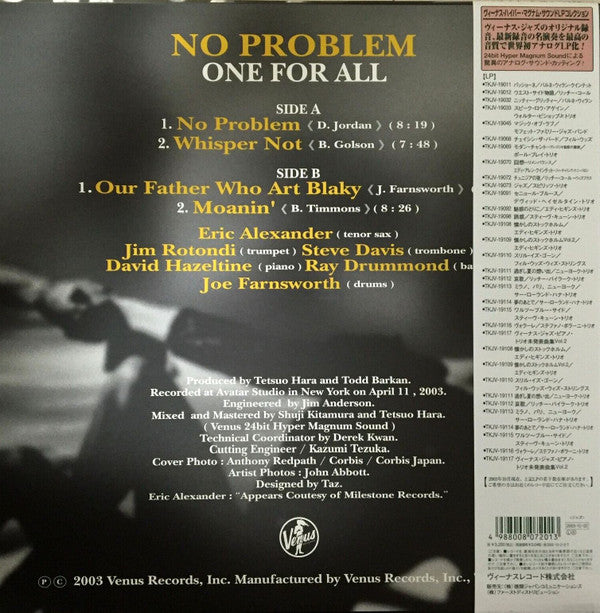 Master Release: No Problem by One For All (3)
