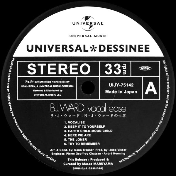 Vocal Ease = B・J・ウォードの世界