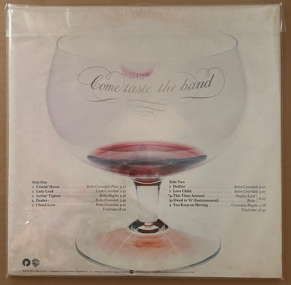 Release: Come Taste The Band-Vinyl-Japan-1975-P-10066W, P-10066W-31254859