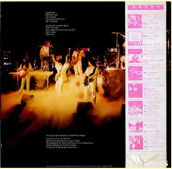 Release: Substitute-Vinyl-Japan-1978-RJ-7549-10785121