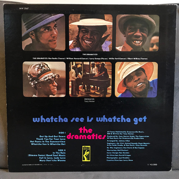 Release: Whatcha See Is Whatcha Get-Vinyl-Japan-1971-MW 2047-15769860