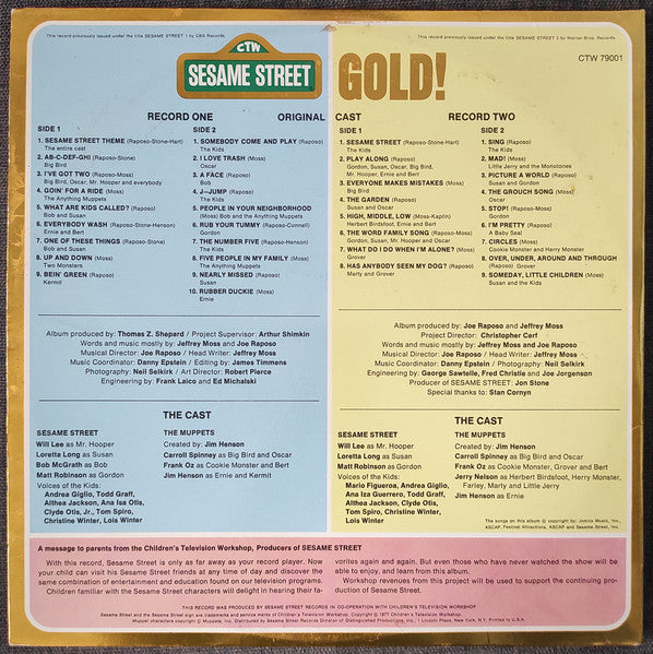 Sesame Street Gold! The Best Of Sesame Street