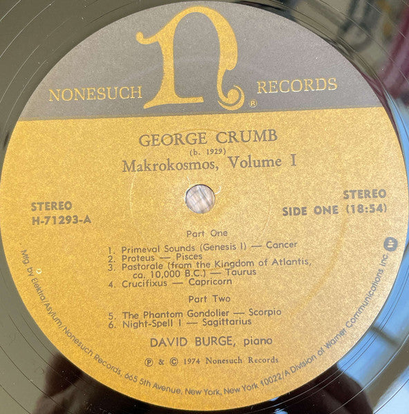 Makrokosmos, Volume I