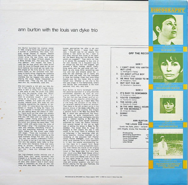 Release: Blue Burton-Vinyl-Japan-None-20•3P-126-14824798