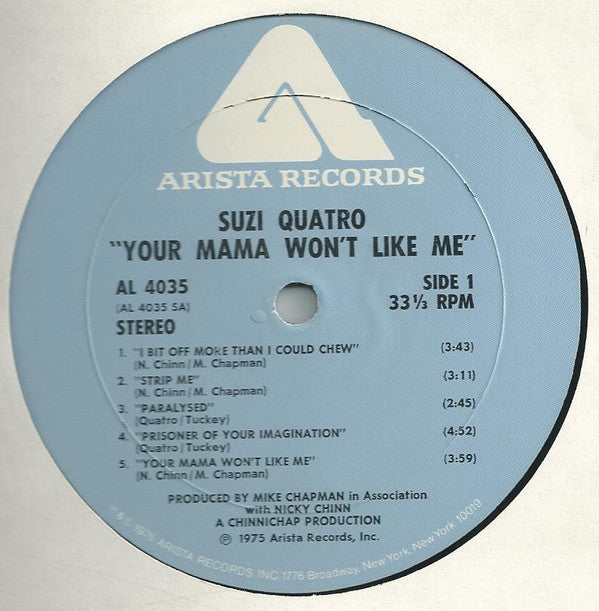 Release: Your Mamma Won't Like Me-Vinyl-US-1975-AL 4035-10780767