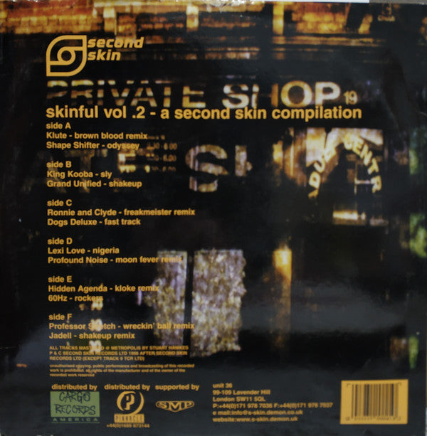 Release: Skinful Vol. 2 - A Second Skin Compilation-Vinyl-UK-1999-SKINLP004-6302