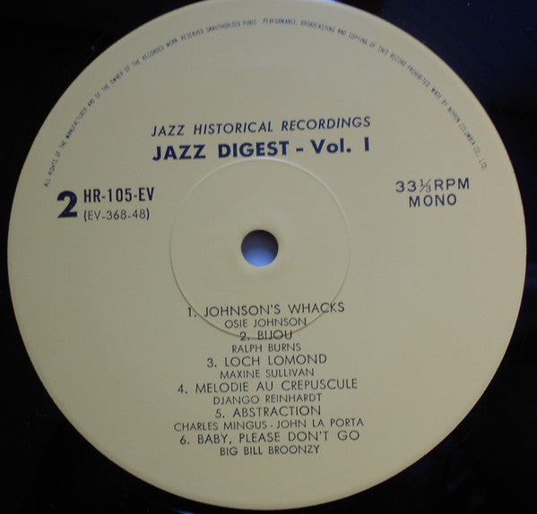 Period's Jazz Digest vol. 1