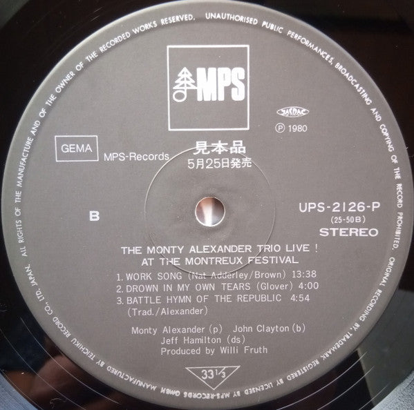 Montreux Alexander - Live! At The Montreux Festival