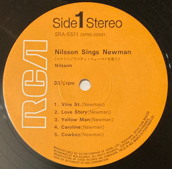 Release: Nilsson Sings Newman-Vinyl-Japan-1970-SRA-5511-24307868