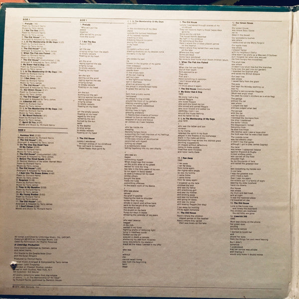 Release: I, In The Membership Of My Days-Vinyl-US-1974-DSD-50159, DSD-50159-27801774