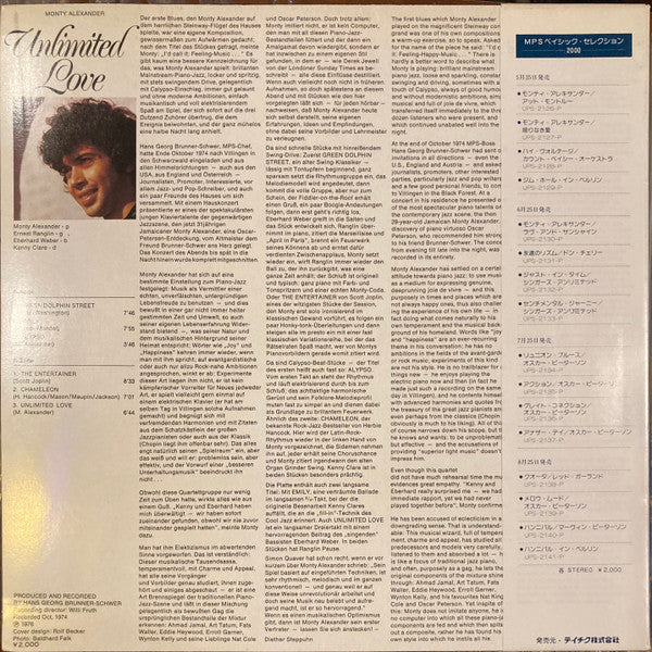 Release: Unlimited Love - Live & In Concert-Vinyl-Japan-1976-UPS-2127-P-17332468