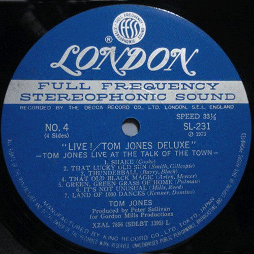 Live! Tom Jones Deluxe