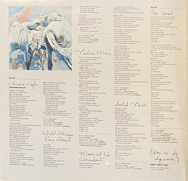 Master Release: Wild Things Run Fast by Joni Mitchell