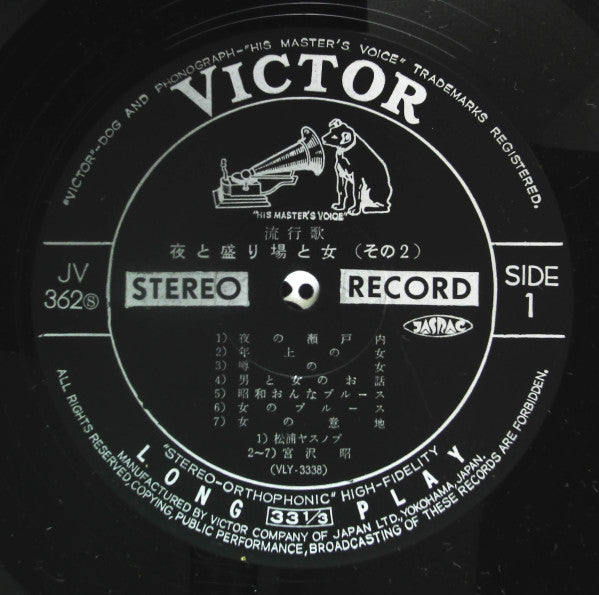 夜と盛り場と女 = Night, Entertainment and Women