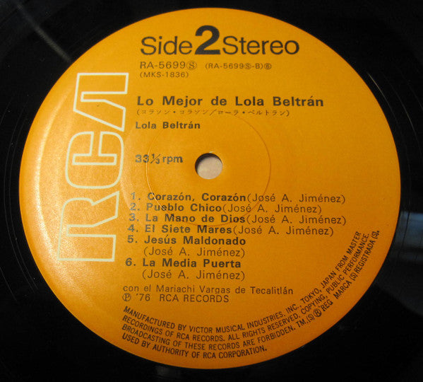 Lo Mejor De Lola Beltrán