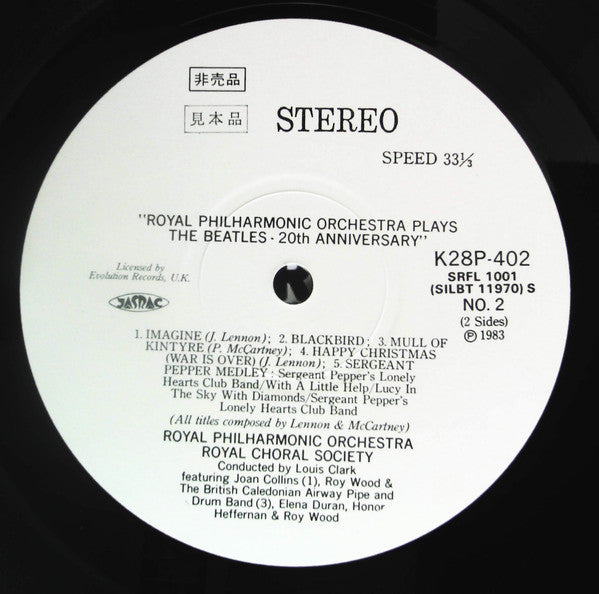 Plays The Beatles 20th Anniversary Concert