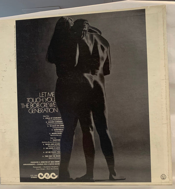 Master Release: Let Me Touch You by The Bob Crewe Generation