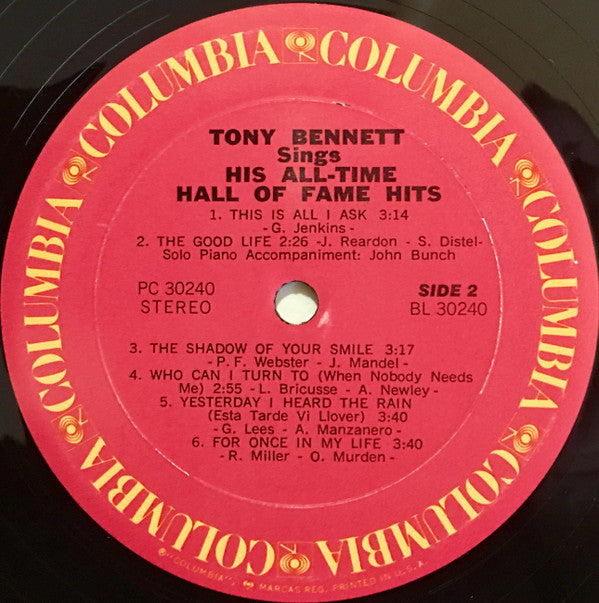 Sings His All-Time Hall Of Fame Hits