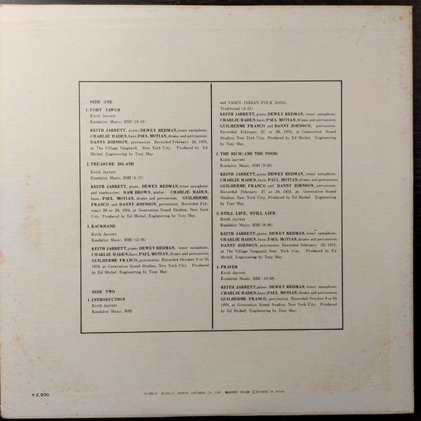 Release: Unknown Release-Vinyl-Japan-1976-YX-8802-AI-23428595