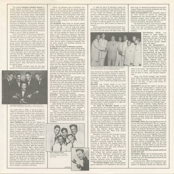 "Bless My Bones" Memphis Gospel Radio - The Fifties