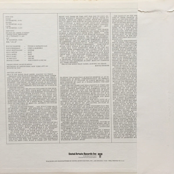 Release: Odyssey Of Iska-Vinyl-Japan-1971-BST 84363-12284993