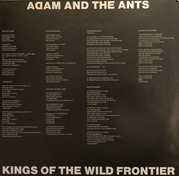 Kings Of The Wild Frontier