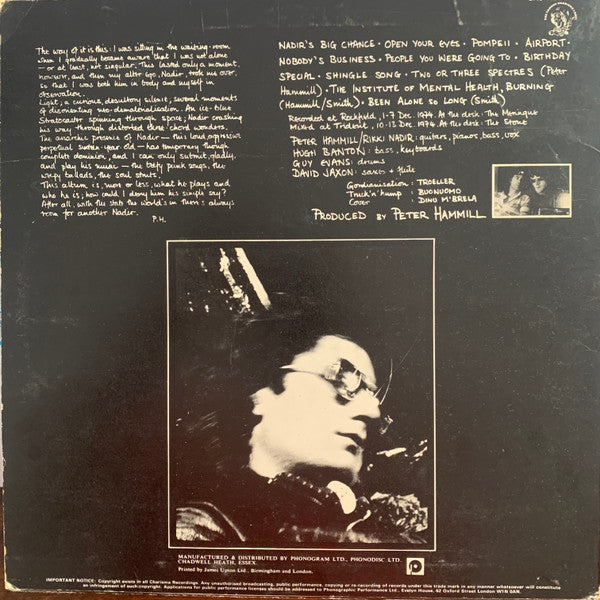 Release: Nadir's Big Chance-Vinyl-UK-1975-CAS 1099, CAS1099-24308981